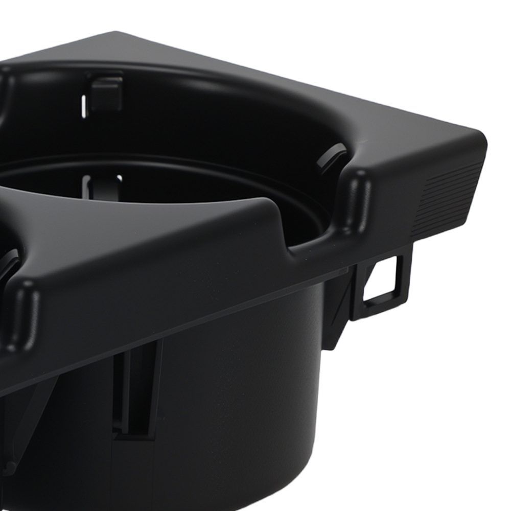 Portabicchieri ABS Console compatibile per BMW E46 1998-2007 51169415186 Nero Anteriore