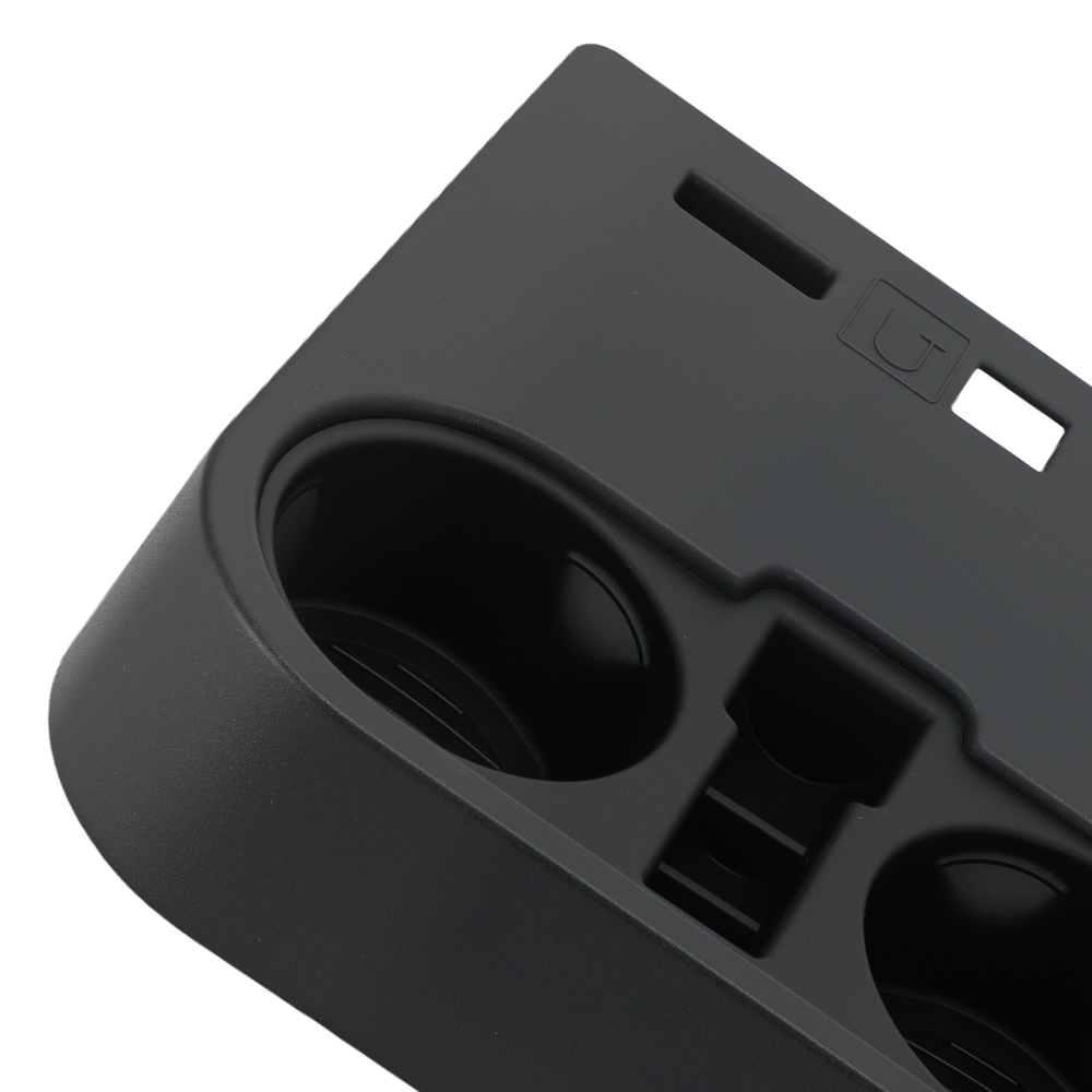 Black Center Holder compatible for Ford F150 2015-2020 F250 F350 2017-2022 HC3Z-2813562-AB