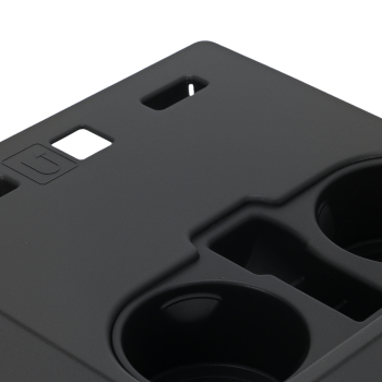 Black Center Holder compatible for Ford F150 2015-2020 F250 F350 2017-2022 HC3Z-2813562-AB