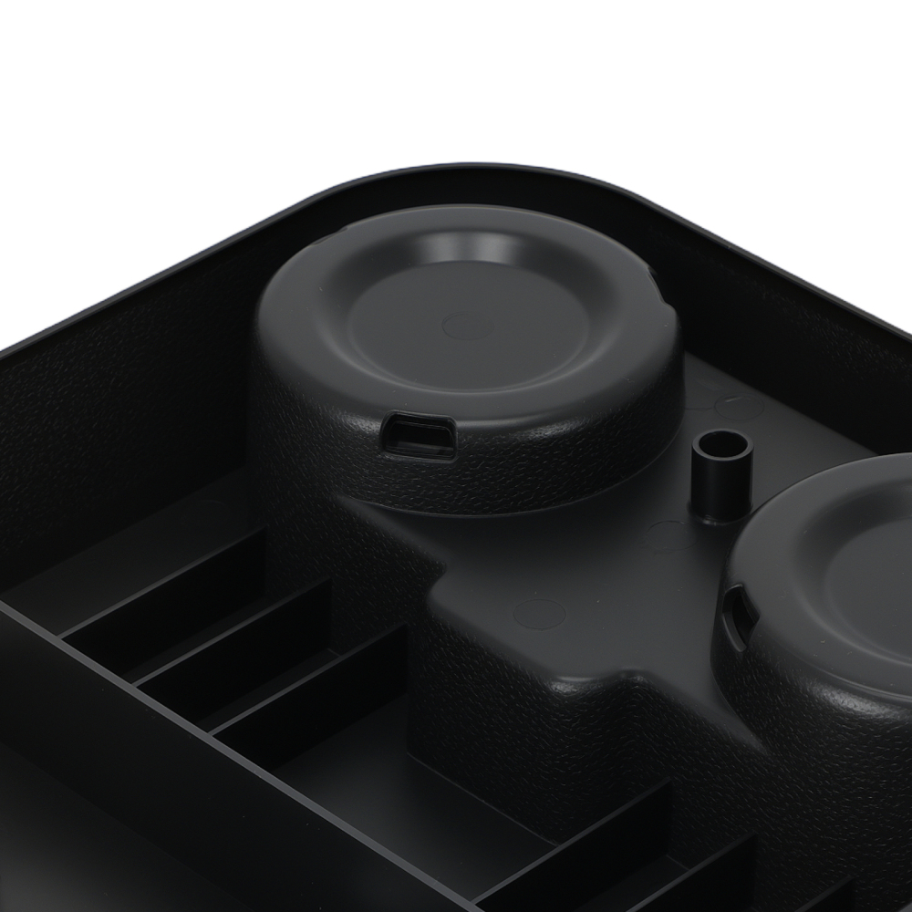 Black Center Holder compatible for Ford F150 2015-2020 F250 F350 2017-2022 HC3Z-2813562-AB