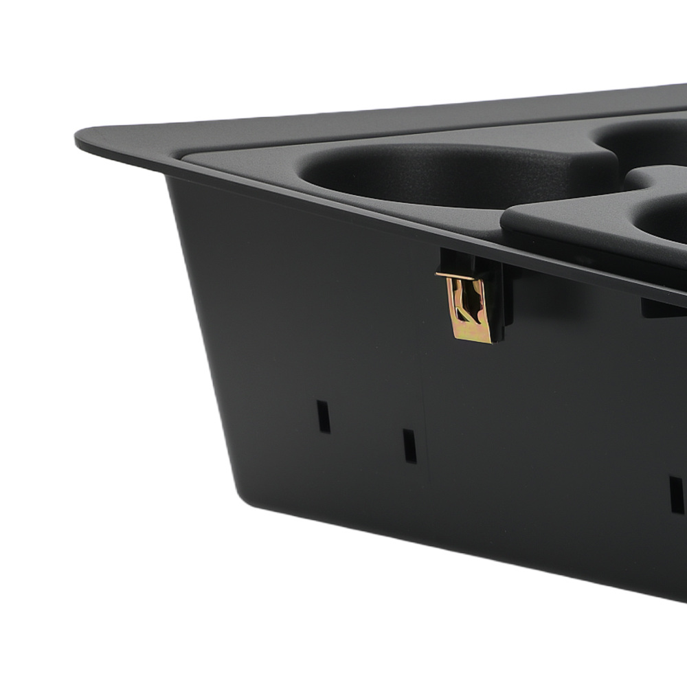 2 Cup Holder Center Console Cup Tray compatible for GMC Yukon 2007-2013 15828147 ABS