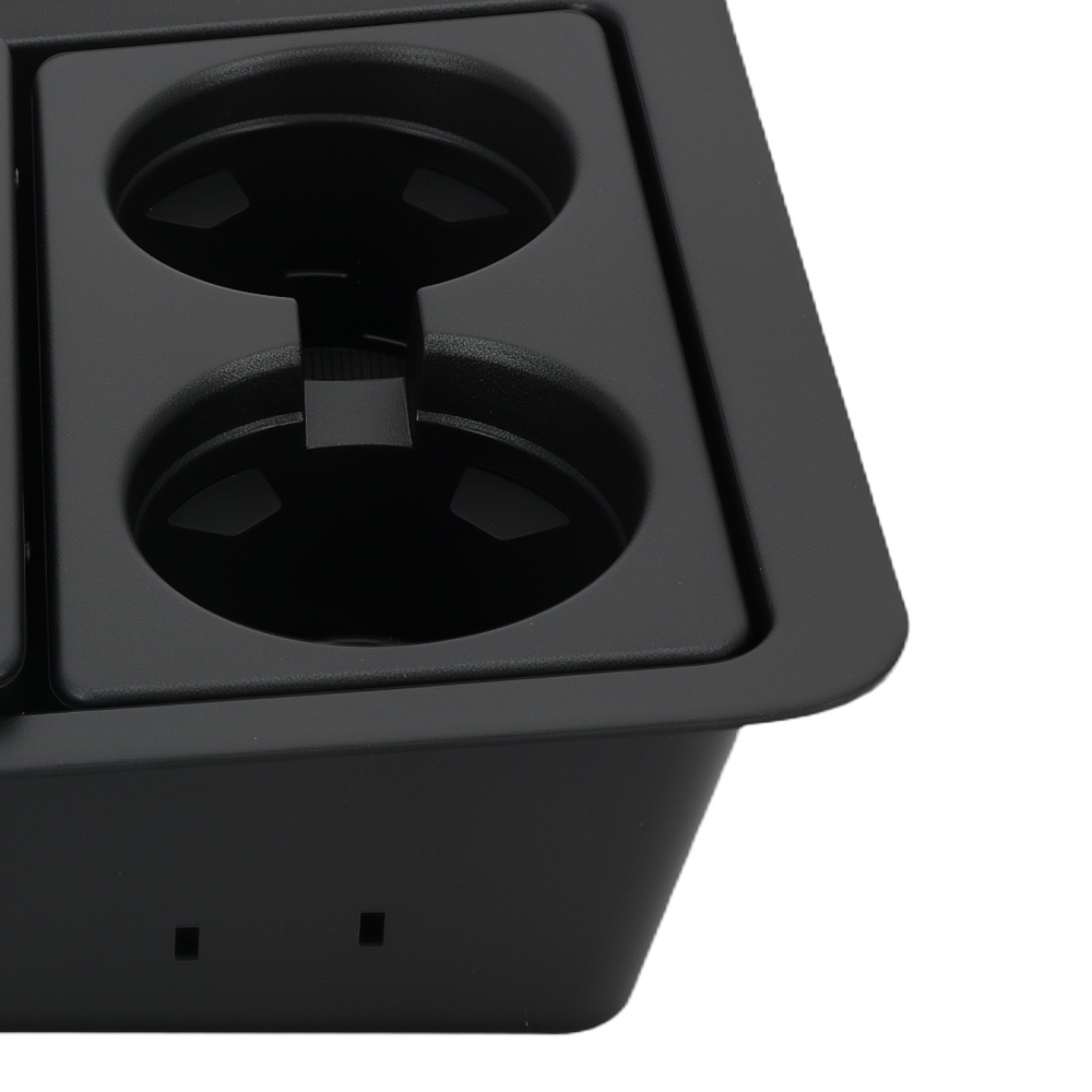 2 Cup Holder Center Console Cup Tray compatible for GMC Yukon 2007-2013 15828147 ABS