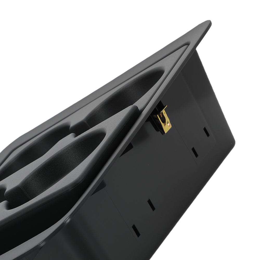 2 Cup Holder Center Console Cup Tray compatible for GMC Yukon 2007-2013 15828147 ABS