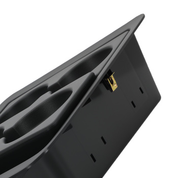 2 Cup Holder Center Console Cup Tray compatible for GMC Yukon 2007-2013 15828147 ABS