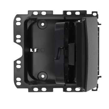 Porte-Gobelet 2 Gobelets Arrière compatible pour VW Tiguan 2008-2017 7N0862533 Noir