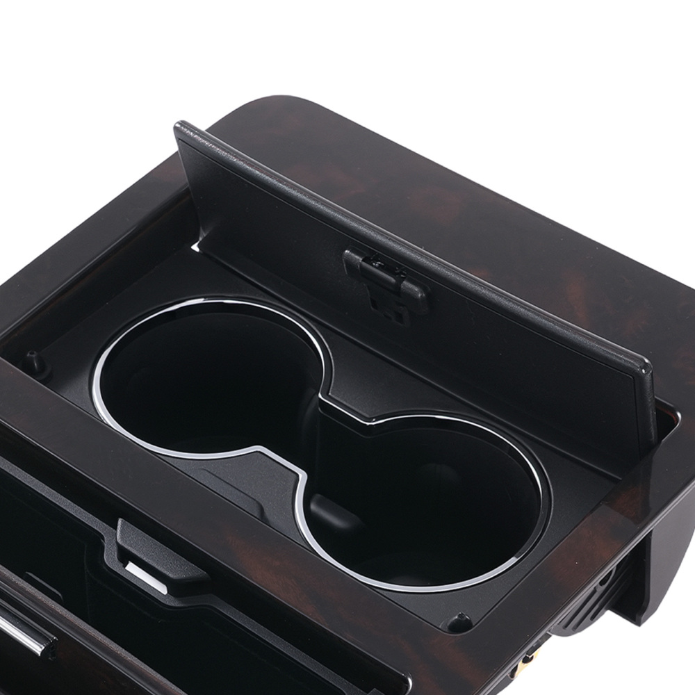 Center Console Cup Holder Woodgrain compatible for Suburban/Yukon 2007-2014 20951472 Front