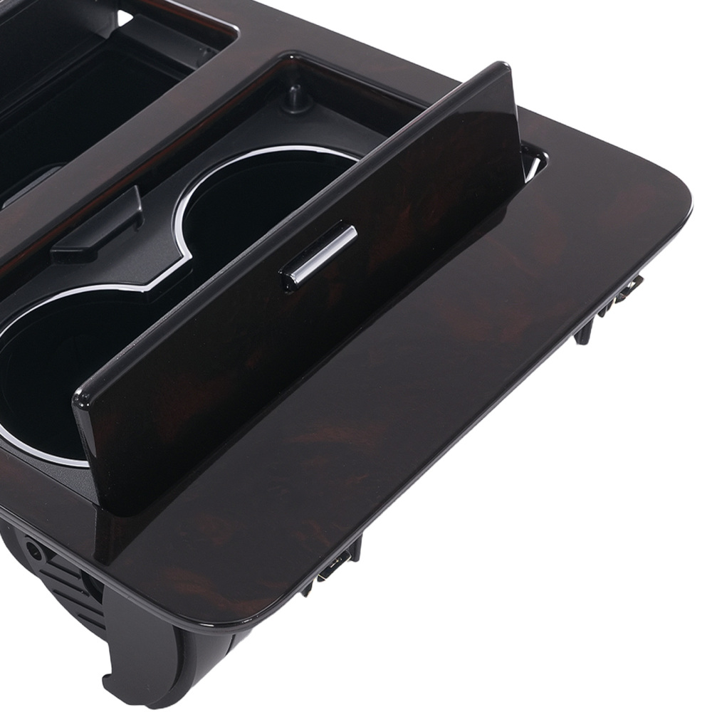 Center Console Cup Holder Woodgrain compatible for Suburban/Yukon 2007-2014 20951472 Front