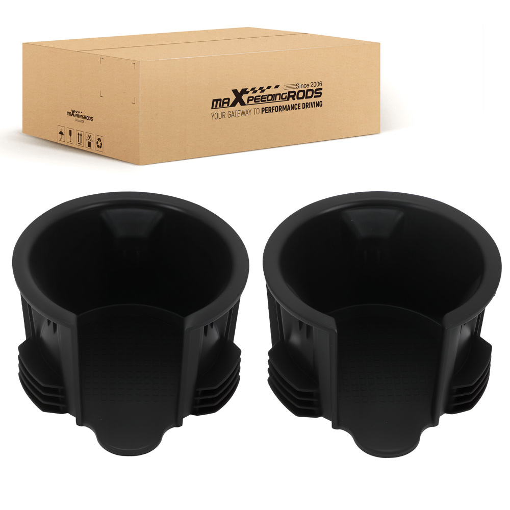 2PCS Black Cup Holder compatible for Land Rover Range Rover L322 L405 LR4 LR021330