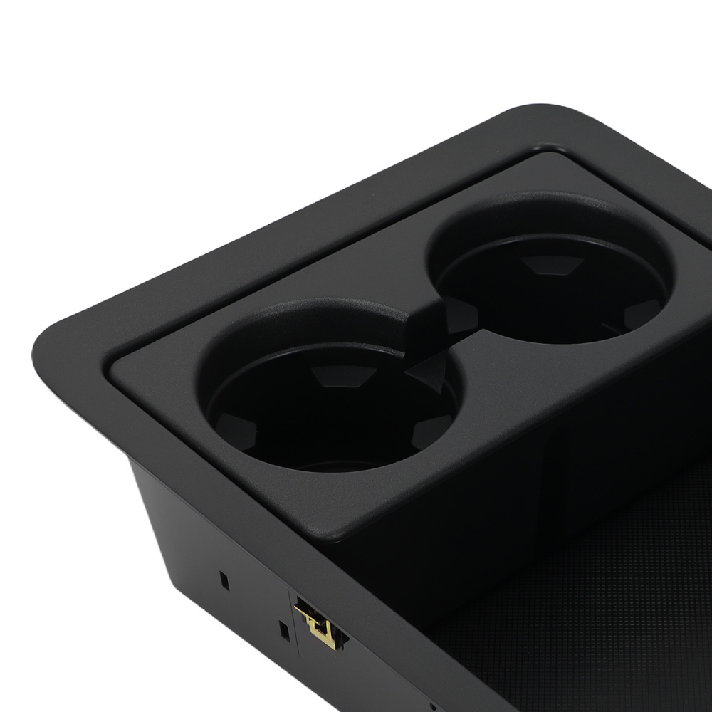 Center Console Cup Tray Cup Holder compatible for Chevrolet Avalanche 07-13 15855168 ABS