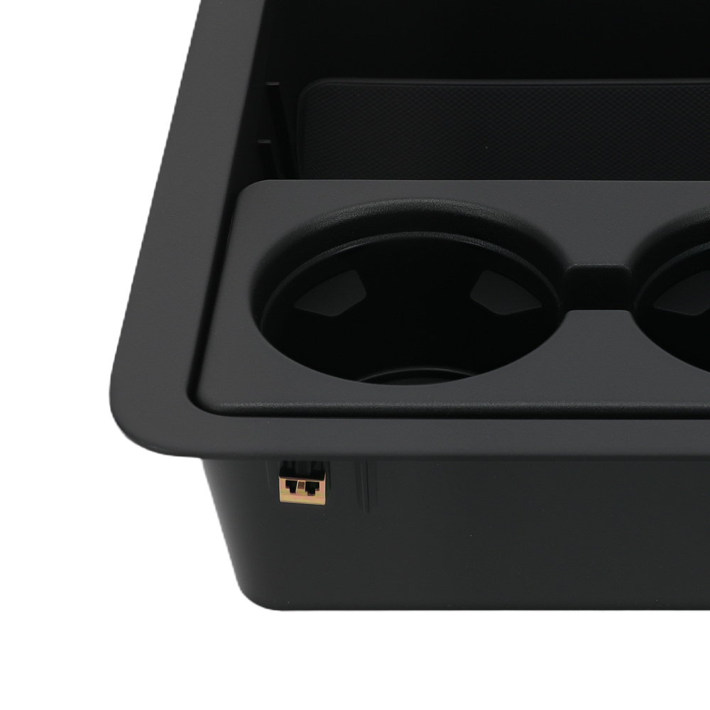 Center Console Cup Tray Cup Holder compatible for Chevrolet Avalanche 07-13 15855168 ABS