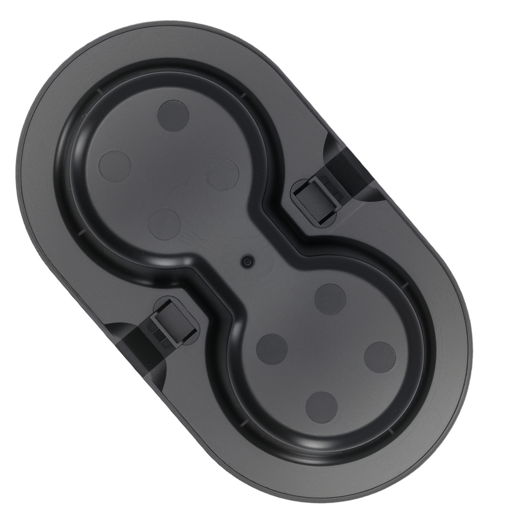 Dual Cup Holder Black Center compatible for Dodge RAM 1500/2500/3500 2002-2016 5HD65DX9AC