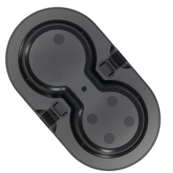 Dual Cup Holder Black Center compatible for Dodge RAM 1500/2500/3500 2002-2016 5HD65DX9AC