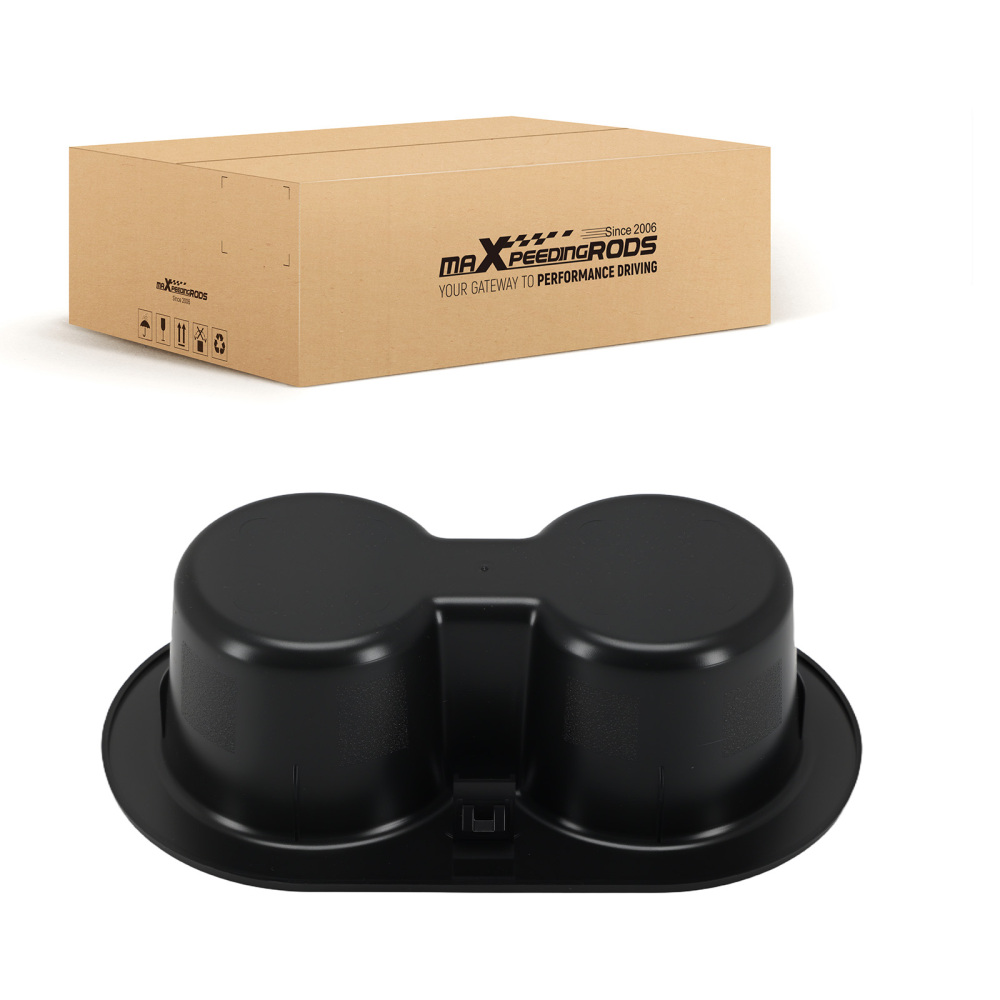 Dual Cup Holder Black Center compatible for Dodge RAM 1500/2500/3500 2002-2016 5HD65DX9AC