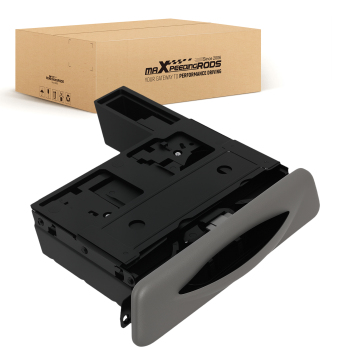 Dual Cup Holder Center compatible for Ford F-250 Super Duty 1999-2004 Gray YC3Z2513560AAA