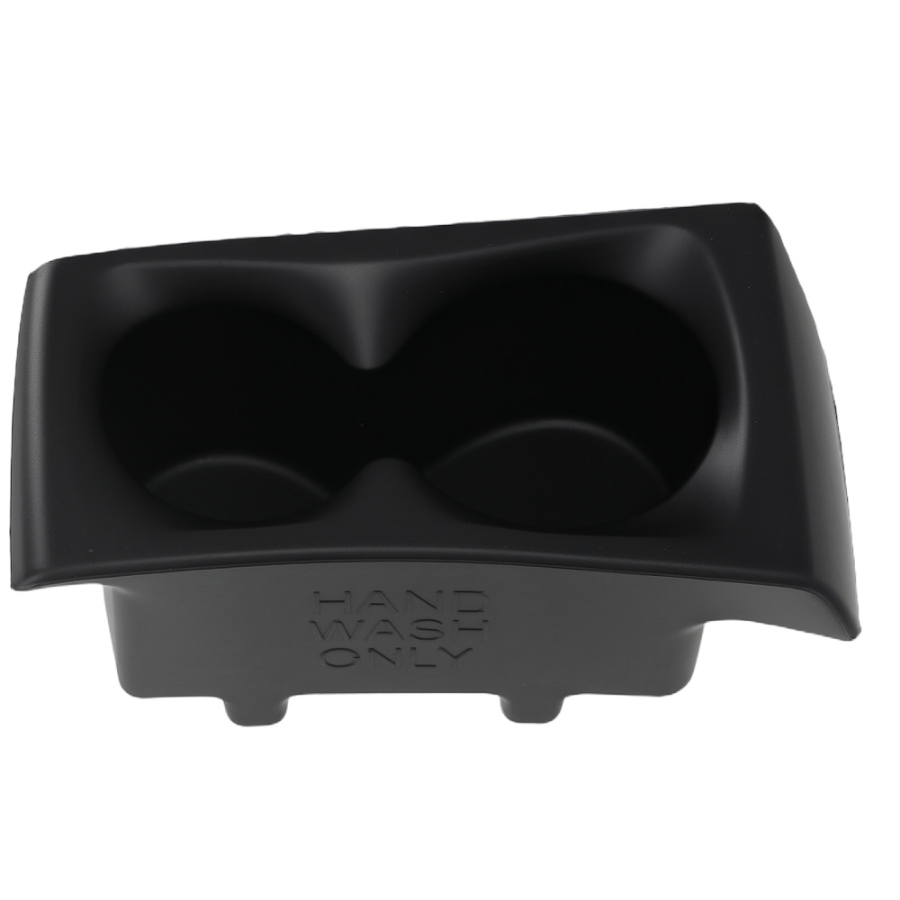 2Pcs Black Cup Holder Door Panel compatible for Ram 1500 2019-2024 5YK46TX7AC 5YK47TX7AC