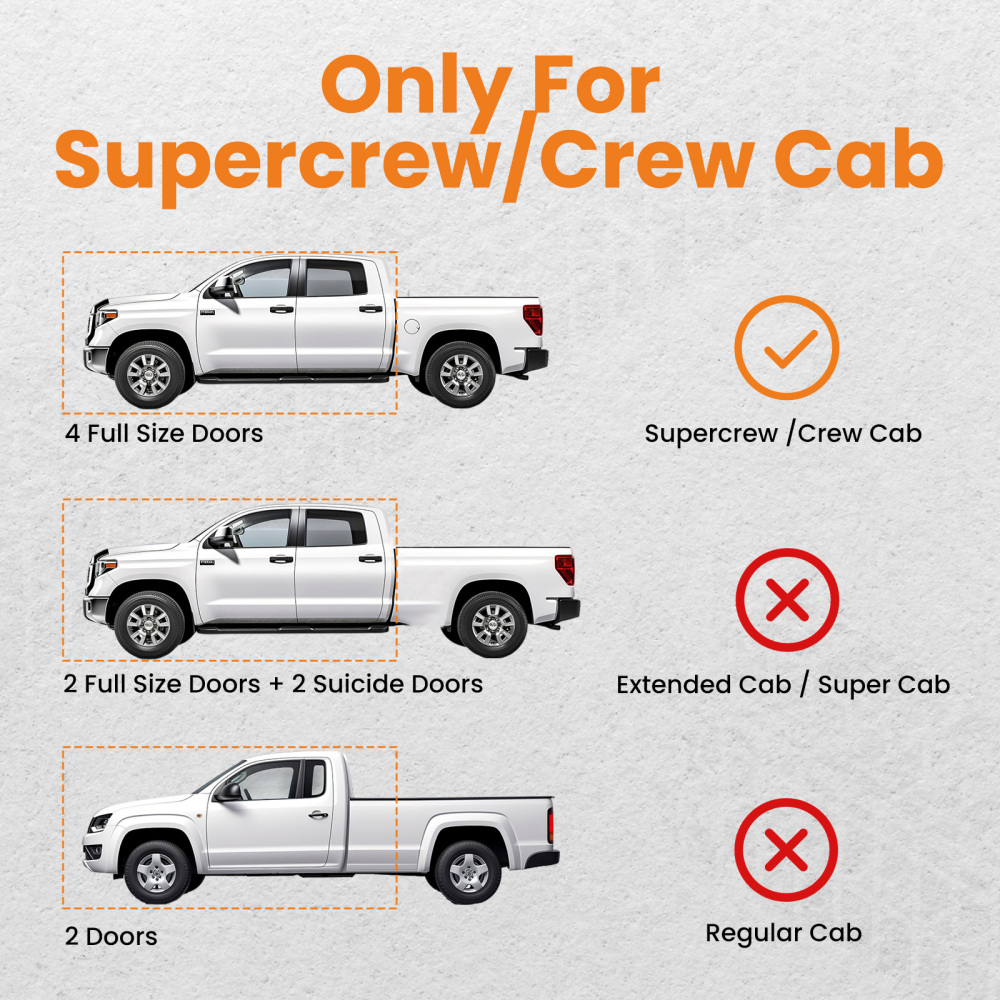 Rear Underseat storage cargo box compatible for Ford F150 SuperCrew CabCrew Cab 2015-23