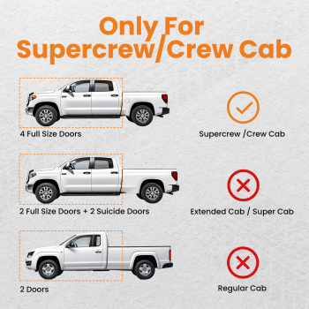 Rear Underseat storage cargo box compatible for Ford F150 SuperCrew CabCrew Cab 2015-23