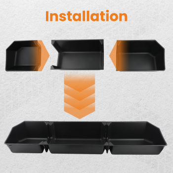 Rear Underseat storage cargo box compatible for Ford F150 SuperCrew CabCrew Cab 2015-23