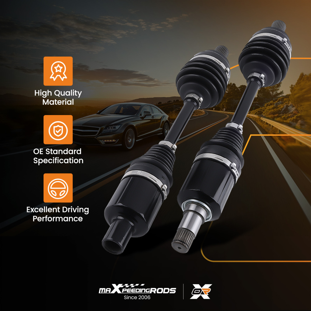 2XAlbero Motore Anteriore Sinistra+Destra compatibile per Mercedes-benz C218 X218 W212 S212