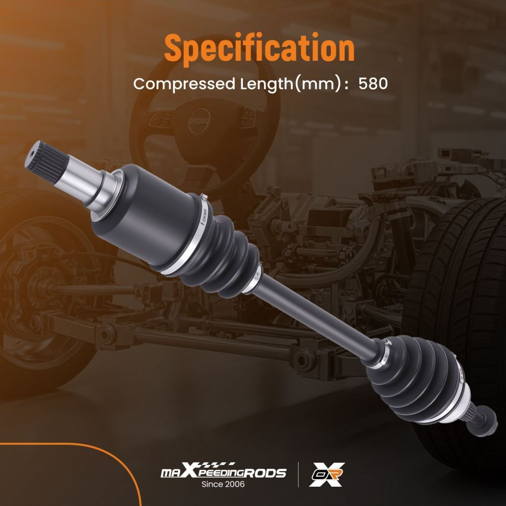 Front Left Driveshaft For Mercedes A/B W169/W245 2004-12 Black