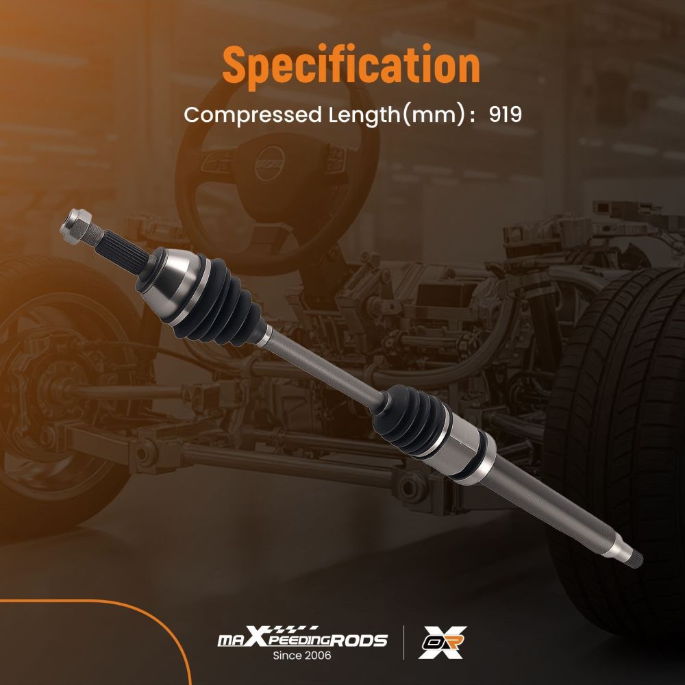 Arbre de transmission CV Avant Droit compatible pour Ford Fiesta V VI 1.0-1.6 TDCi1799212