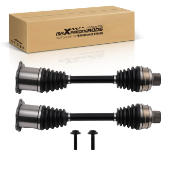 Front Pair CV Axle Joint Shaft Assembly compatible for Audi A4 Quattro 2.0L 13-16 Automatic