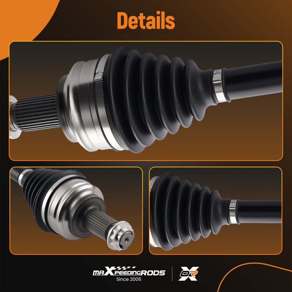 Pair CV Axle Shaft Assembly compatible for BMW X3 E83 2004-2010 2.5L 3.0L Front Left&Right