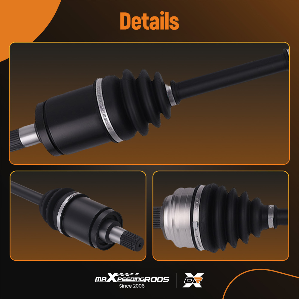 Drive Shaft compatible for BMW X3 E83 2.0D Front Left+Right 04 to 11 Driveshaft