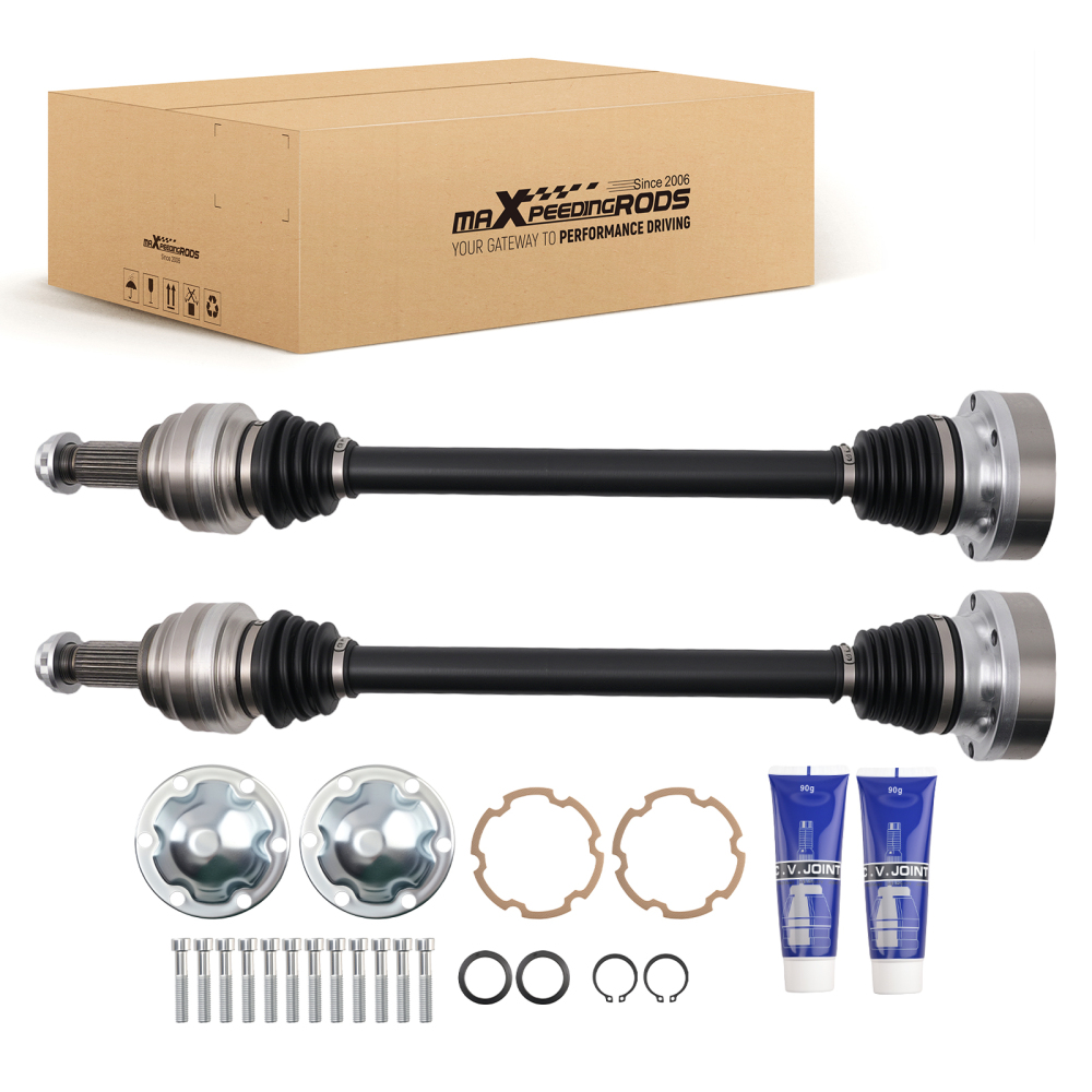 2x Drive Shaft Rear compatible for BMW 5 6 7 Series E60 E61 E63 E64 E65 E66 E67 33217526745