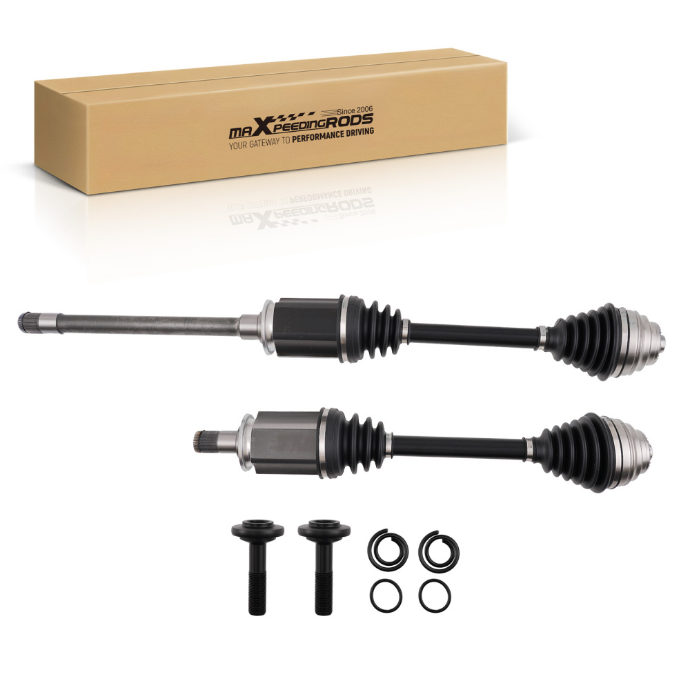 Front Driver Passenger Side CV Axle compatible for BMW 230i 328d 328i 330i 335i 340i 13-21