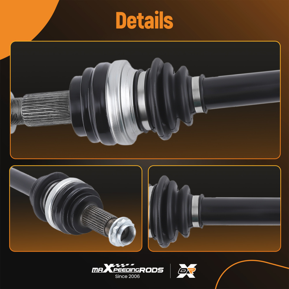 2XPROPSHAFT DRIVESHAFT L+R compatibile per BMW 5 SERIES E60 520I 2003-2010 POSTERIORE 664 mm