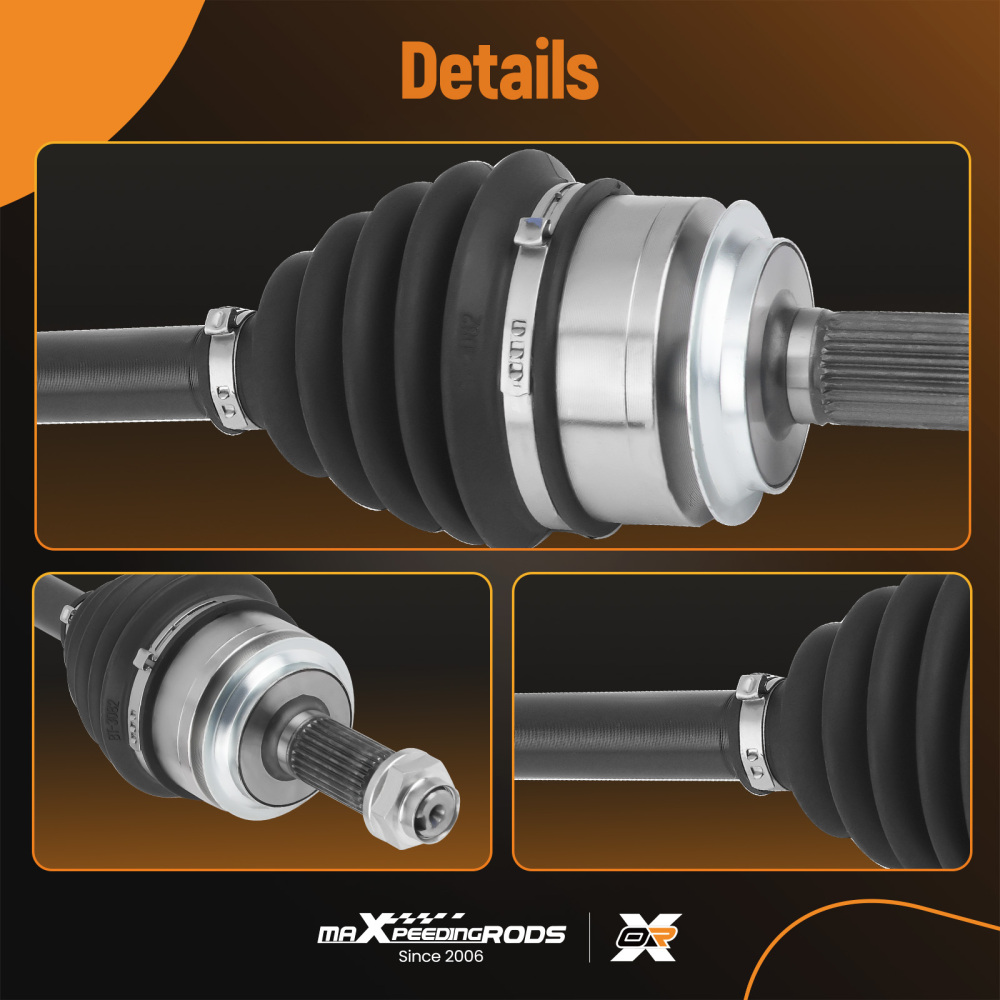 2X Front L+R CV Axle Shaft Assembly compatible for Honda Civic Auto CVT 2.0L I42016-2021