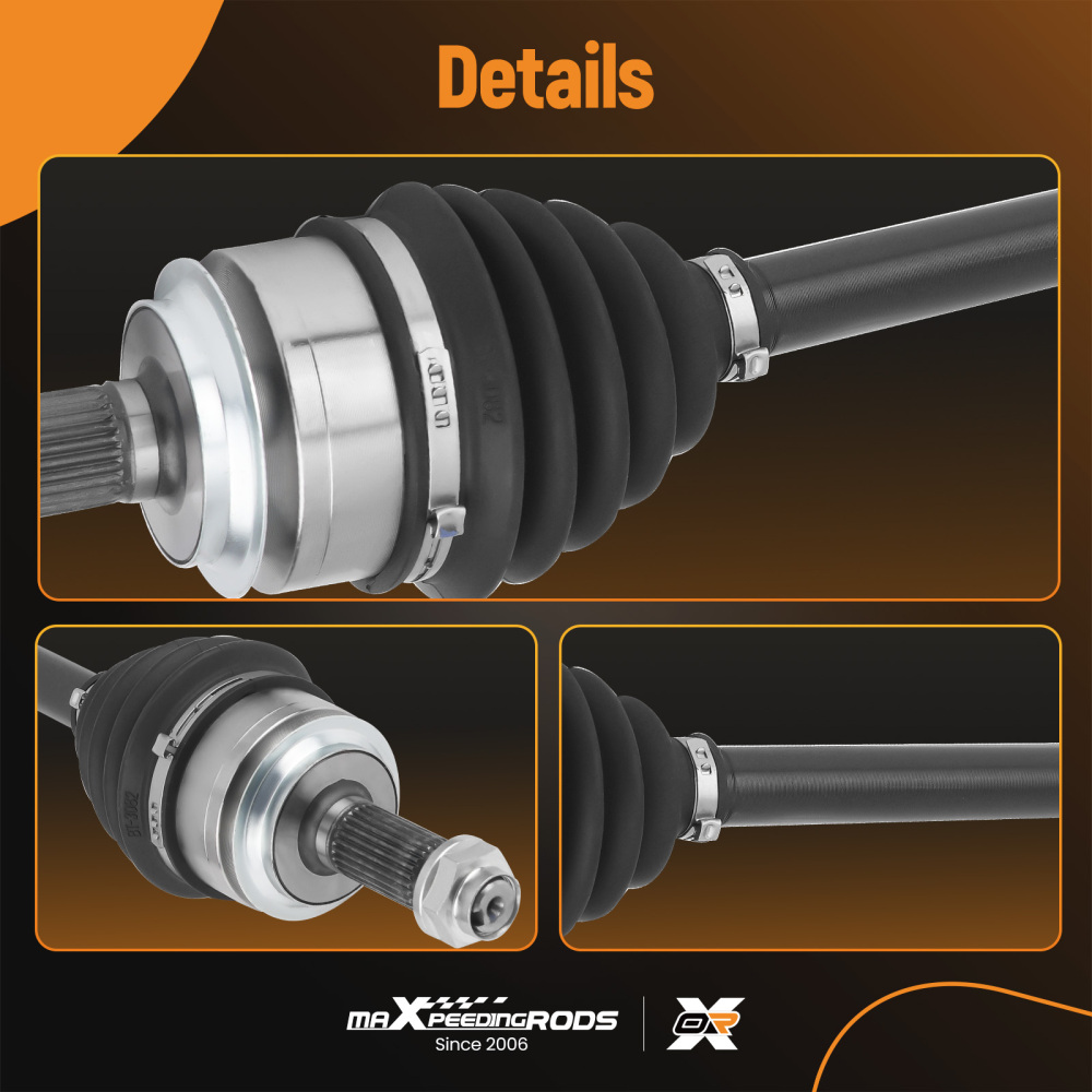 Front Passenger Side CV Joint Axles compatible for Honda Civic 2.0L LX EX 2016-2021