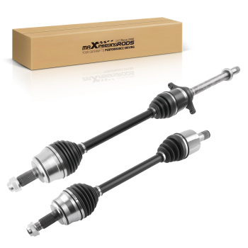 Front Pair Left Right CV Axle Shaft Set compatible for Honda Pilot AWD 6 Speed 2016-20