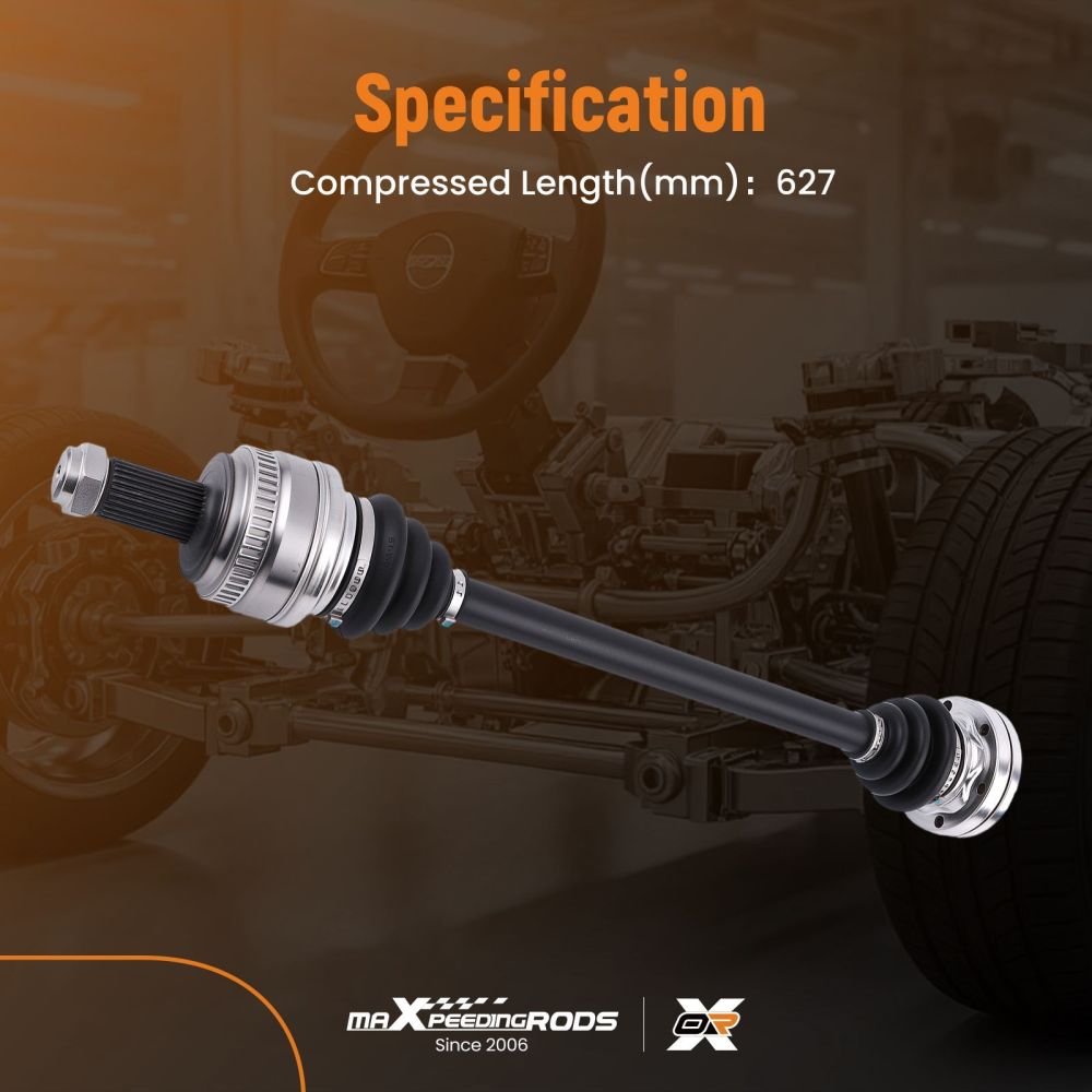 Arbre CV 30 Cannelures compatible pour BMW X3 E83 2.0L 2.5L 3.0L SUV 2004-2010 205062