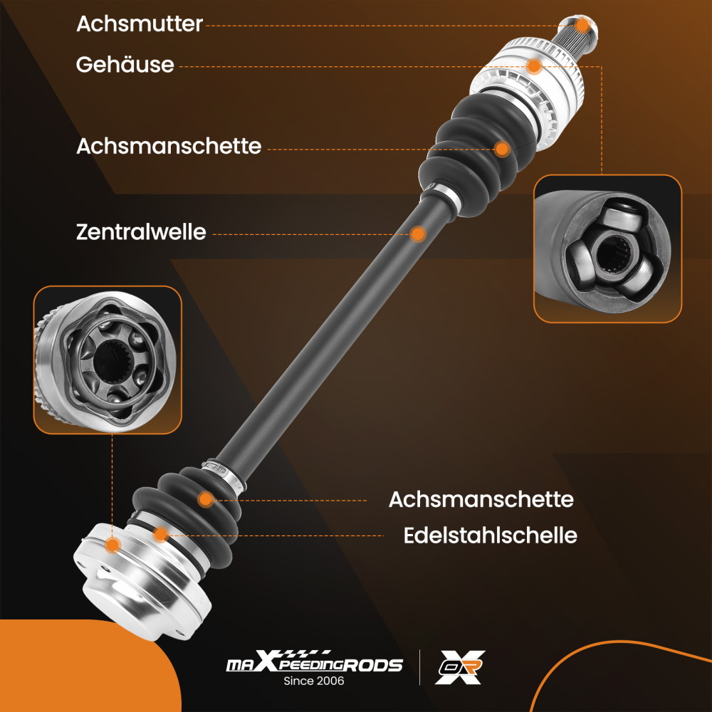 Alberi di Trasmissione Posteriorie Sinistra+Destra For BMWE81/E87 E90/E91