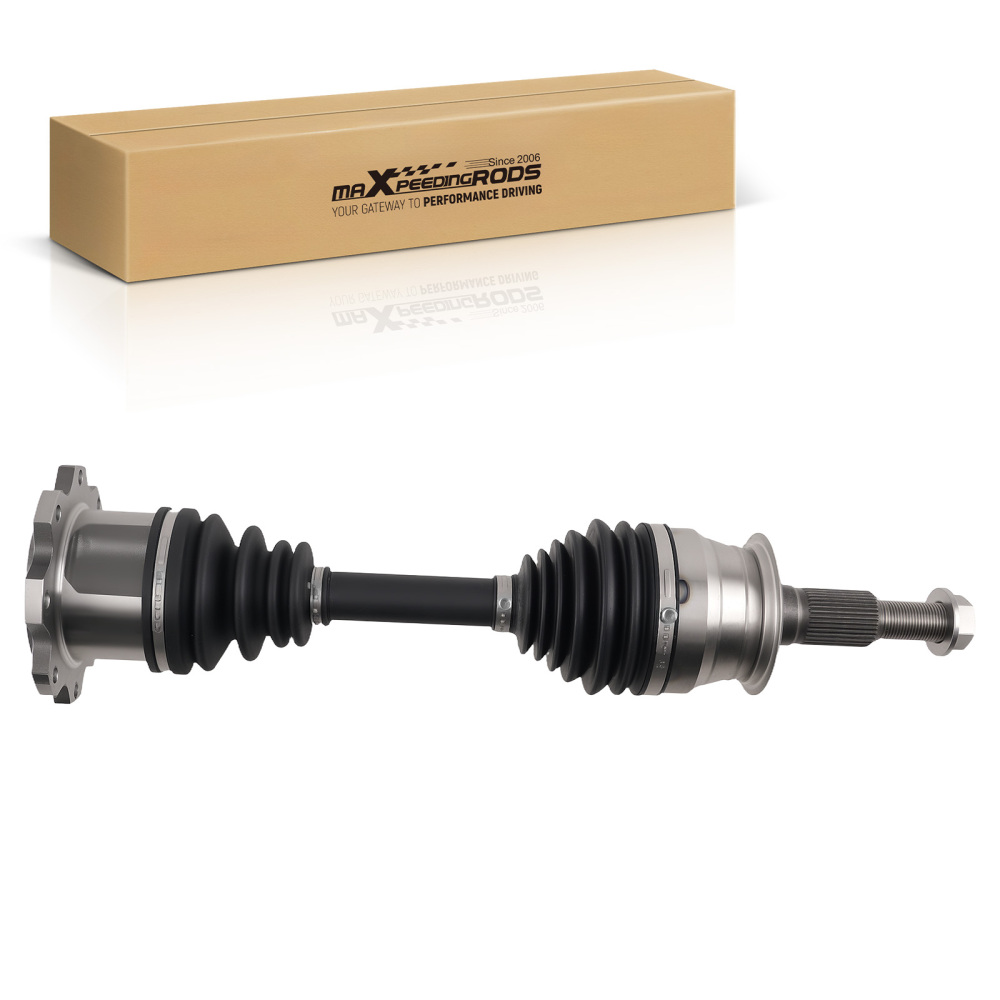 Front LH RH CV Axle Shaft 4WD compatible for GMC Sierra 2500 3500 HD 2011-2014 6.6L 6.0L