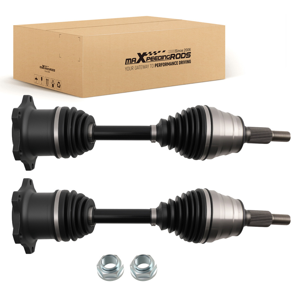 Pair Front CV Axle Shaft Set forChevrolet compatible for Silverado 2500 HD Classic 4WD 2007