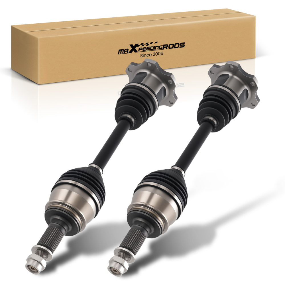 4WD 6-Lug Front compatible for Chevy GMC Silverado Sierra 1500 compatible for Tahoe Yukon CV Axle Shafts