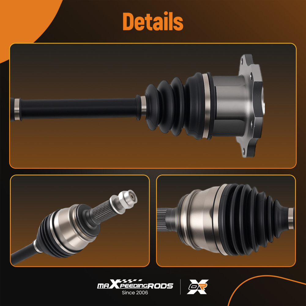 4WD 6-Lug Front compatible for Chevy GMC Silverado Sierra 1500 compatible for Tahoe Yukon CV Axle Shafts