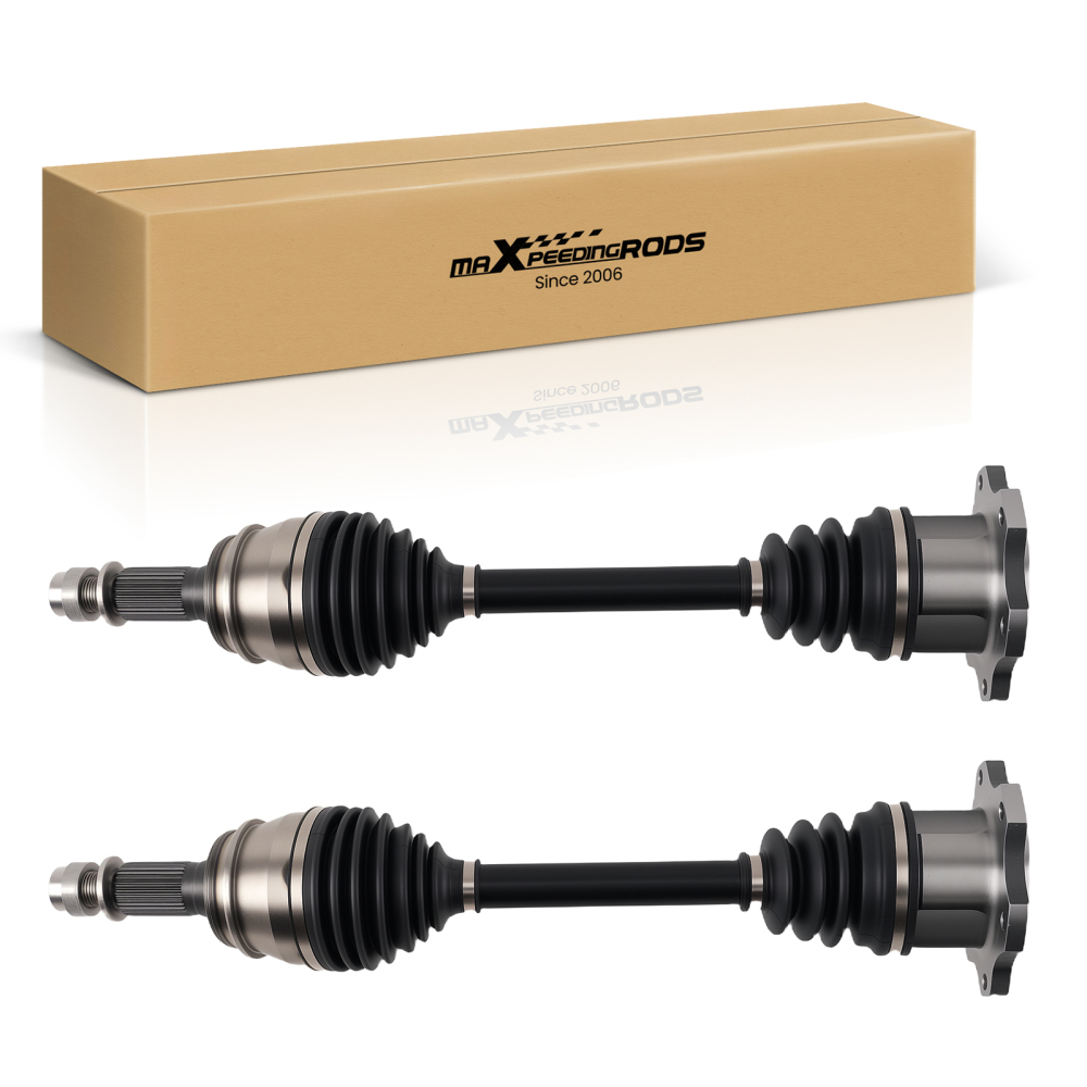 4WD 6-Lug Front compatible for Chevy GMC Silverado Sierra 1500 compatible for Tahoe Yukon CV Axle Shafts