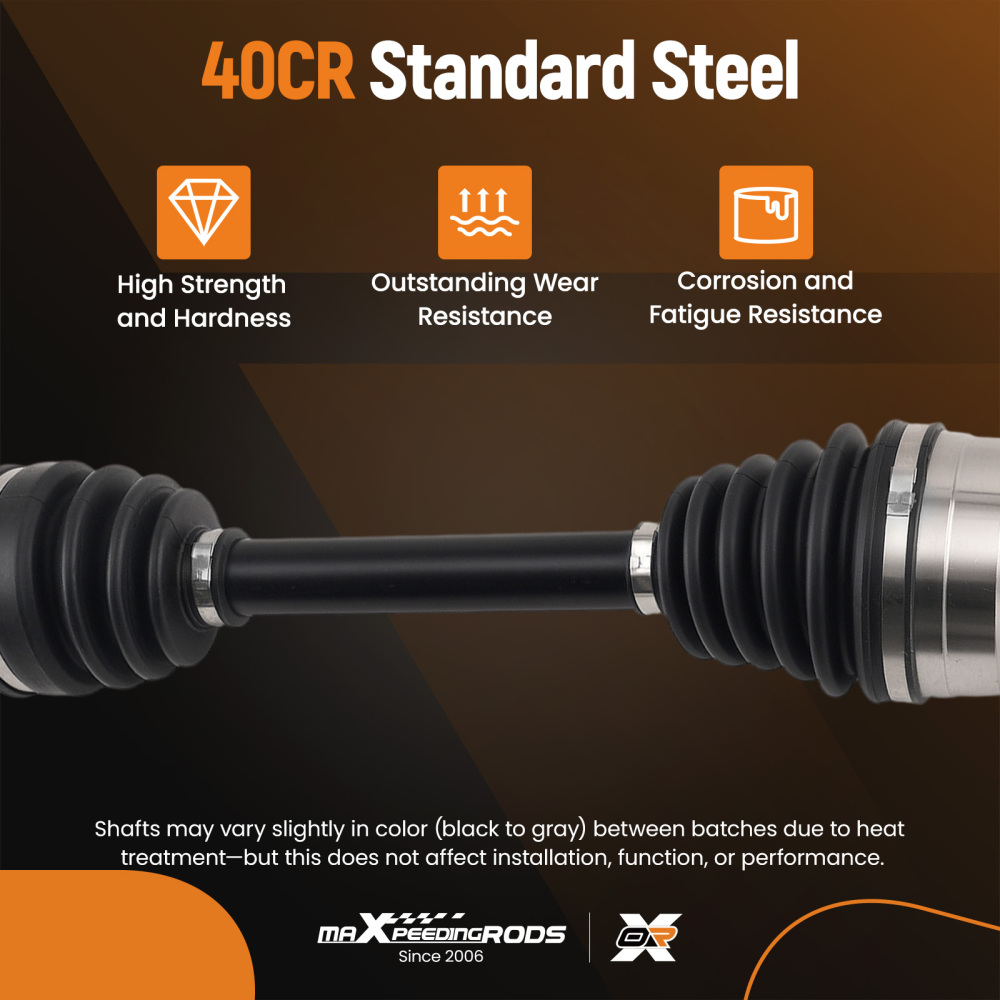 CV Axle Joint Assembly Front Left+Right compatible for Chevy Equinox GMC Terrain 2.4L 10-17