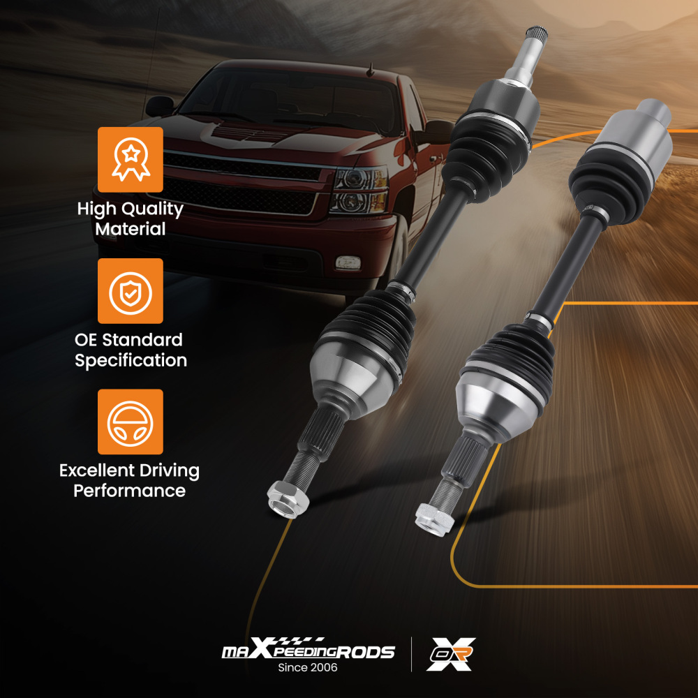 CV Axle Shaft Front LeftRight Set compatible for Chevy Equinox Terrain 2.4L L4 2010-17