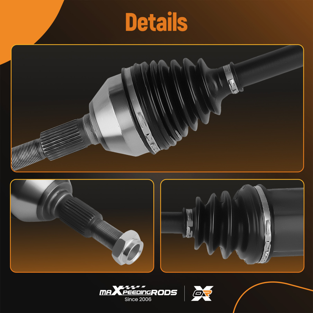 CV Axle Shaft Front LeftRight Set compatible for Chevy Equinox Terrain 2.4L L4 2010-17