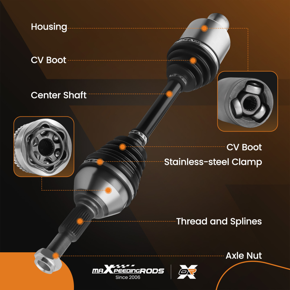 Front CV Axle Shaft Passenger compatible for Chevy Equinox 2010-2016 compatible for GMC Terrain 2010-2016