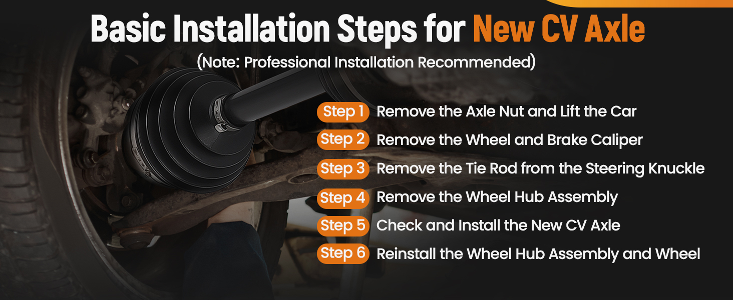 Front Right Side CV Axle Shaft compatible for Ford Flex Taurus X compatible for Lincoln MKS compatible for Mercury Sable