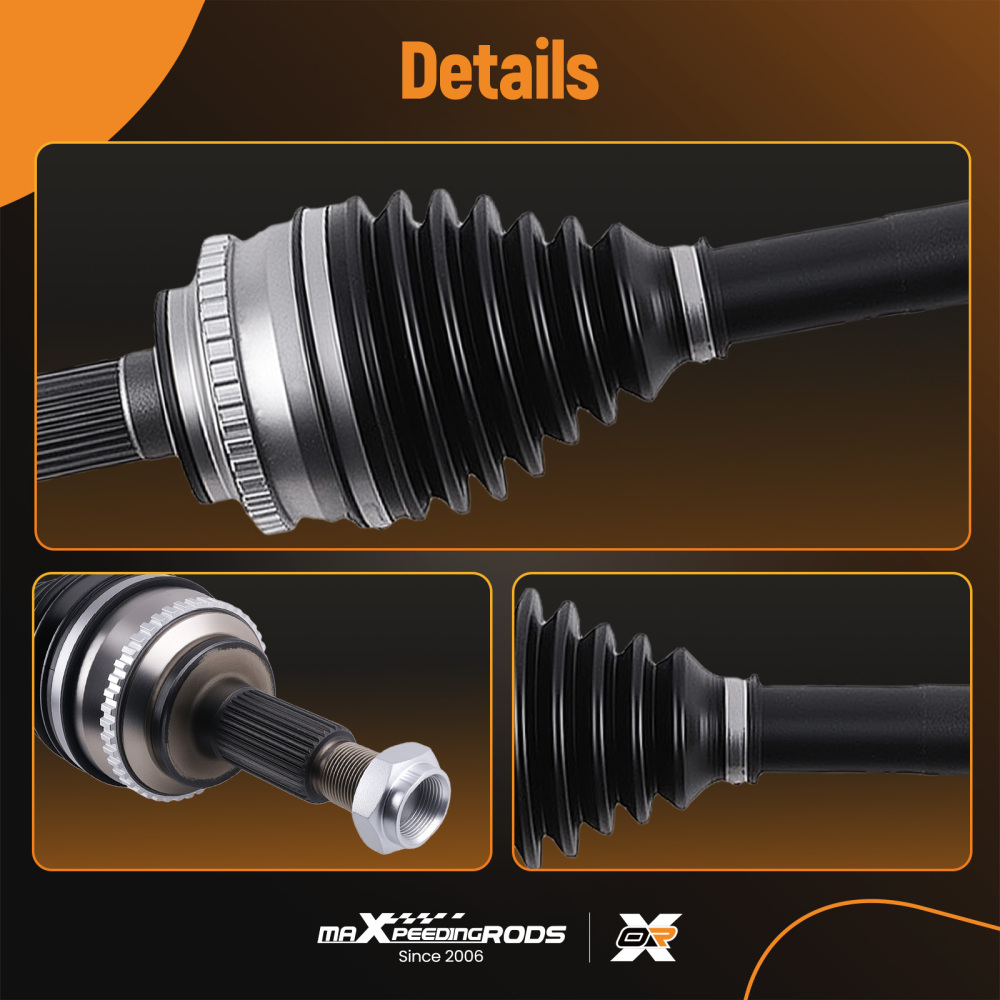 2x Front LeftRight CV Axle Assembly compatible for Ford Edge 07-14 compatible for Lincoln MKX 07-15 compatible for FWD