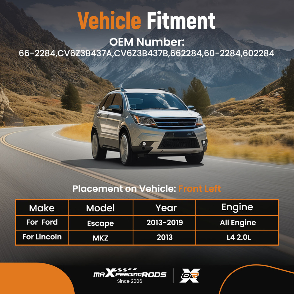 1pcs Front Left CV Axle Shaft compatible for Ford Escape 2013-2019Lincoln Mkz 2013