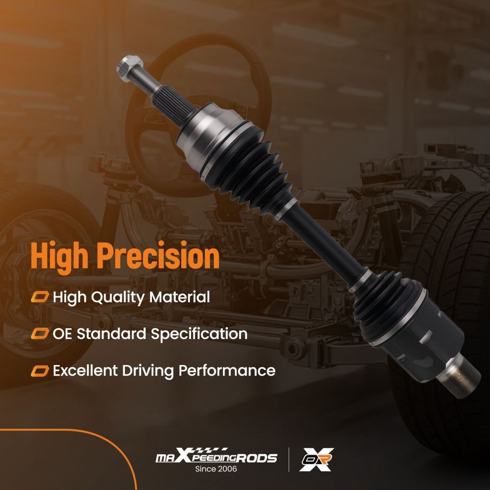 2x Alberi CV Anteriori compatibile per Dodge Ram 1500 3.7L 4.7L 5.7L 4WD 2002-2011 5072389AA