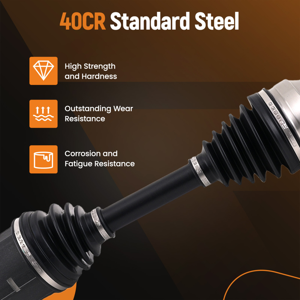 Albero CV Anteriore compatibile per Dodge Ram 1500 V6 V8 4WD 2002-11 66-3404 5072389AA Nero